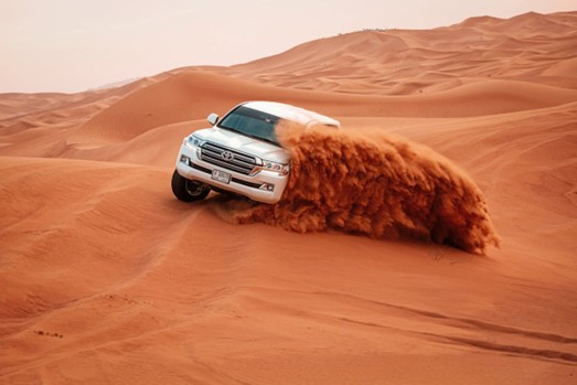 Dune bashing safety tips Saudi Arabia